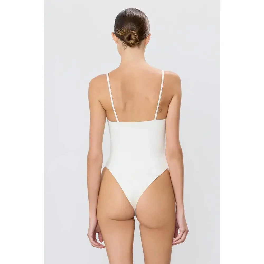Eterne Grace One Piece Swimsuit Ivory Small